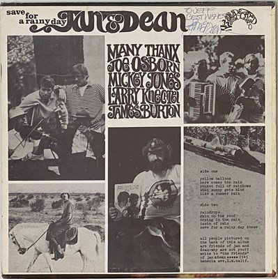 Lot 249 - JAN & DEAN - SAVE FOR A RAINY DAY LP (US MONO ORIGINAL - JD-101)