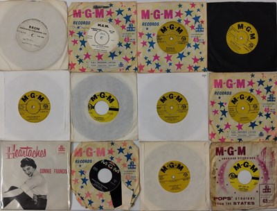 Lot 748 - CONNIE FRANCIS 7" COLLECTION INCLUDING RARE EARLY SINGLE