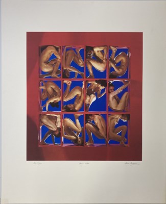 Lot 508 - CATHERINE WHEEL  / STORM THORGERSON ADAM AND EVE SIGNED FINE ART PRINT.