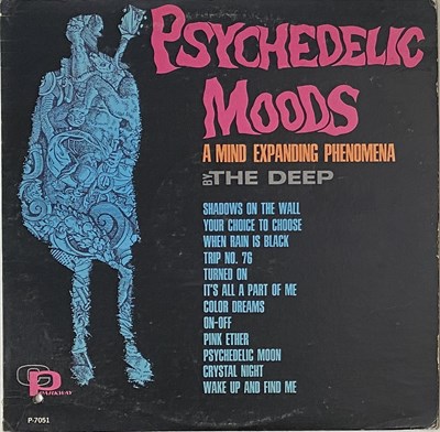 Lot 257 - THE DEEP - PSYCHEDELIC MOODS: A MIND BENDING EXPERIENCE LP (US MONO ORIGINAL - PARKWAY - P-7051)