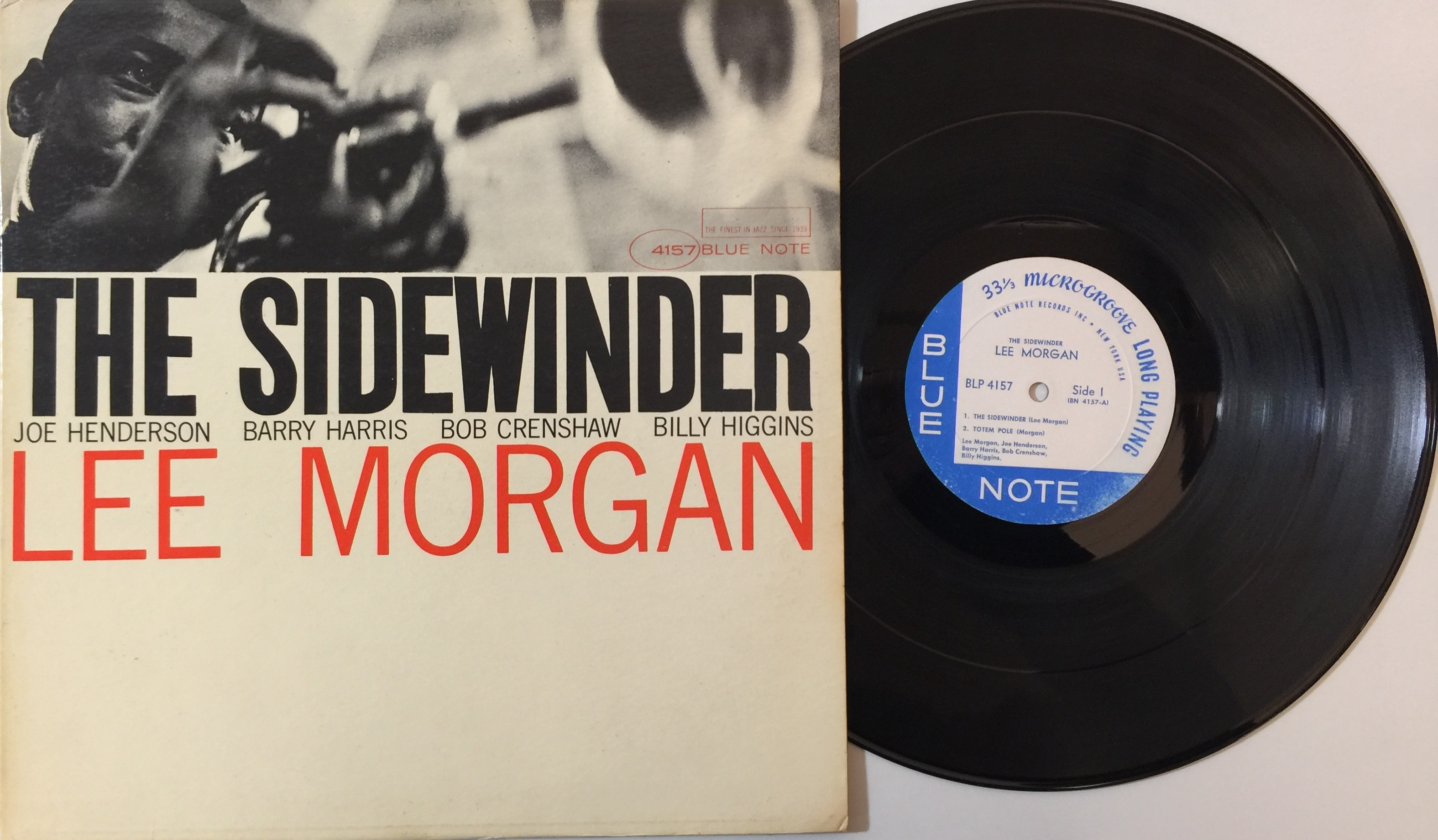 Lot 83 - LEE MORGAN - THE SIDEWINDER LP (BLP 4157, US