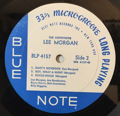 Lot 83 - LEE MORGAN - THE SIDEWINDER LP (BLP 4157, US MONO 1ST)