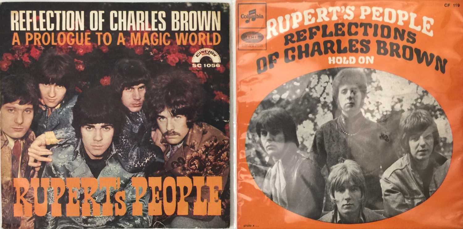 Lot 319 - RUPERT'S PEOPLE - REFLECTION OF CHARLES BROWN (FRENCH / ITALIAN PRESSINGS) - 7" PACK