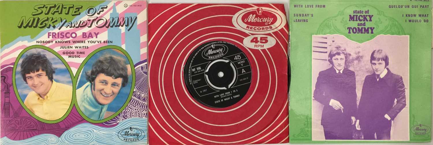 Lot 320 - STATE OF MICKY & TOMMY - 7" PACK