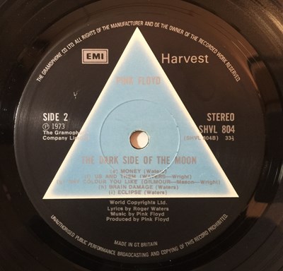 Lot 13 - PINK FLOYD - THE DARK SIDE OF THE MOON LP (ORIGINAL UK 'SOLD BLUE' - SHVL 804)