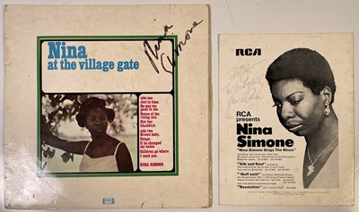 Lot 278 - NINA SIMONE - SIGNED LP.