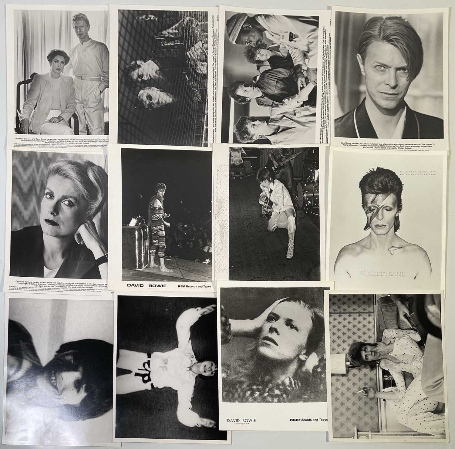 Lot 440 - DAVID BOWIE - ORIGINAL PROMOTIONAL PHOTOGRAPHS INC MICK ROCK.
