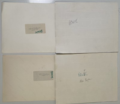 Lot 443 - DAVID BOWIE - ORIGINAL CONTACT SHEETS.