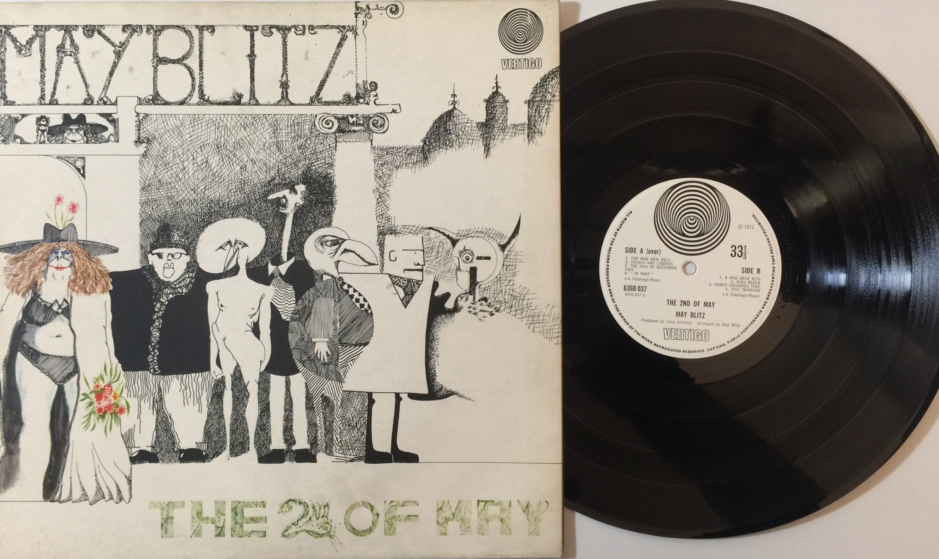 希少 UK盤 May Blitz メイブリッツ　12インチLP Vertigo 希少 UK盤 May Blitz メイブリッツ 12インチLP Vertigo May