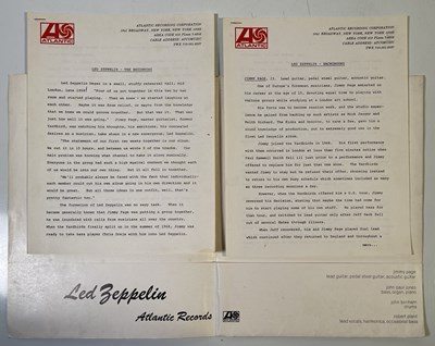 Lot 406 - LED ZEPPELIN - A RARE PRESS KIT FOR THE DEBUT LP.