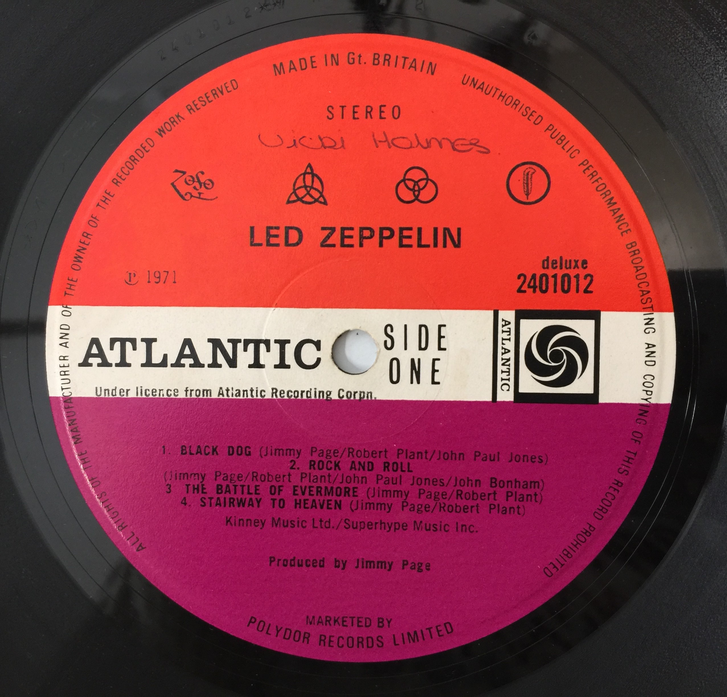 Lot 763 - LED ZEPPELIN IV - LP RARITIES