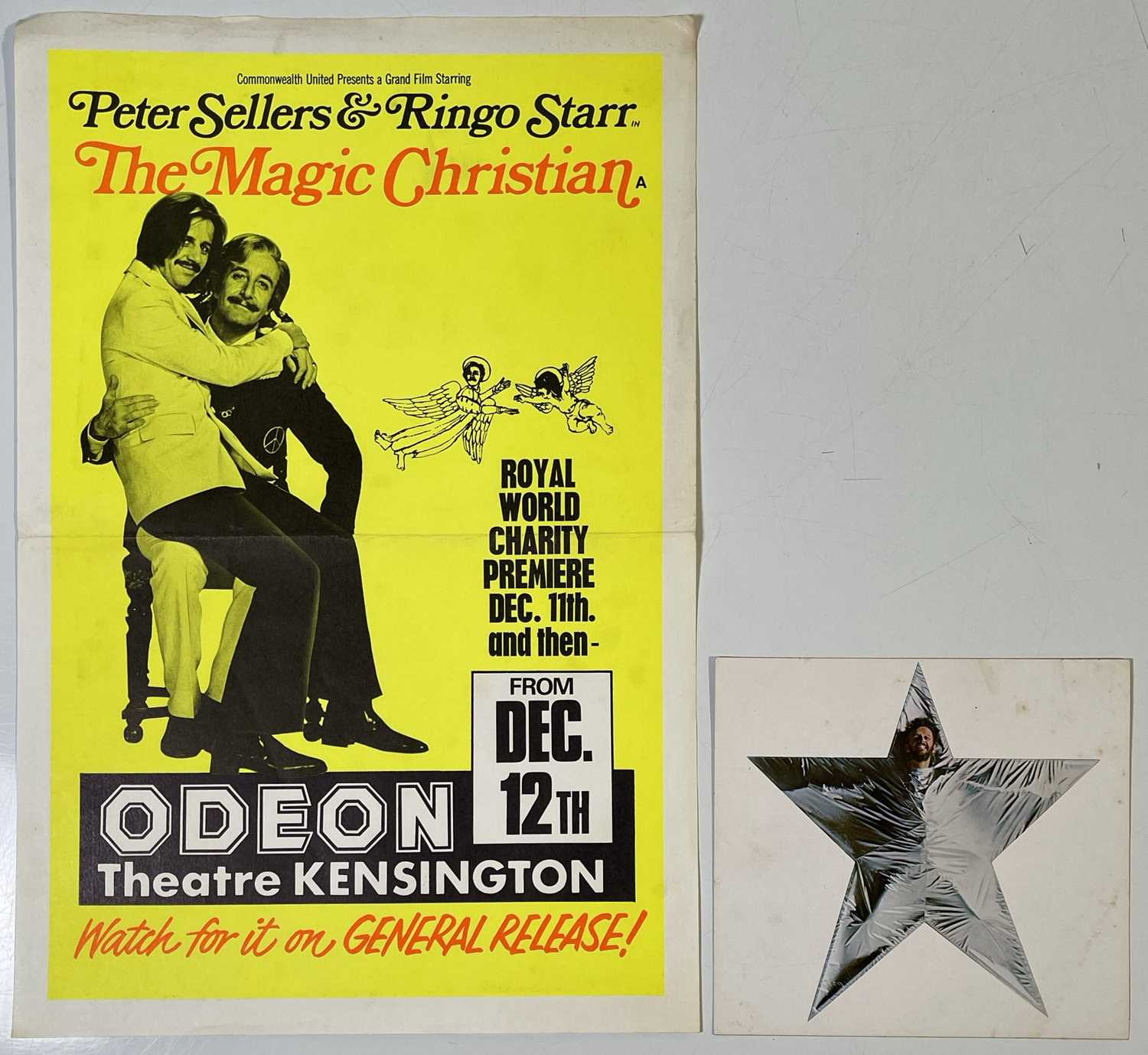 Lot 420 - THE BEATLES - AN ORIGINAL PREMIERE POSTER FOR RINGO STARR IN 'THE MAGIC CHRISTIAN' (1969).