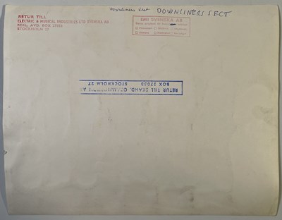 Lot 381 - DOWNLINERS SECT - ORIGINAL PRESS BOOKLET AND PHOTO.