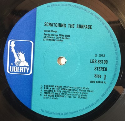 Lot 22 - GROUNDHOGS - SCRATCHING THE SURFACE LP (ORIGINAL UK PRESSING - LIBERTY LBS 83199