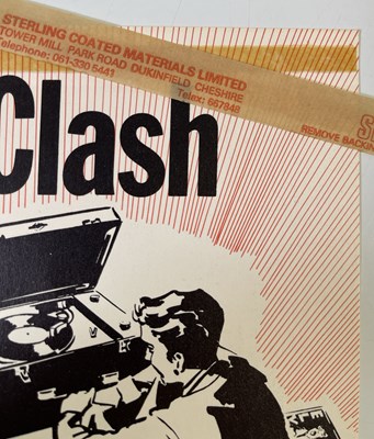 Lot 457 - PUNK MEMORABILIA - THE CLASH - ORIGINAL SHOP DISPLAY CARD FOR 'LONDON CALLING'.