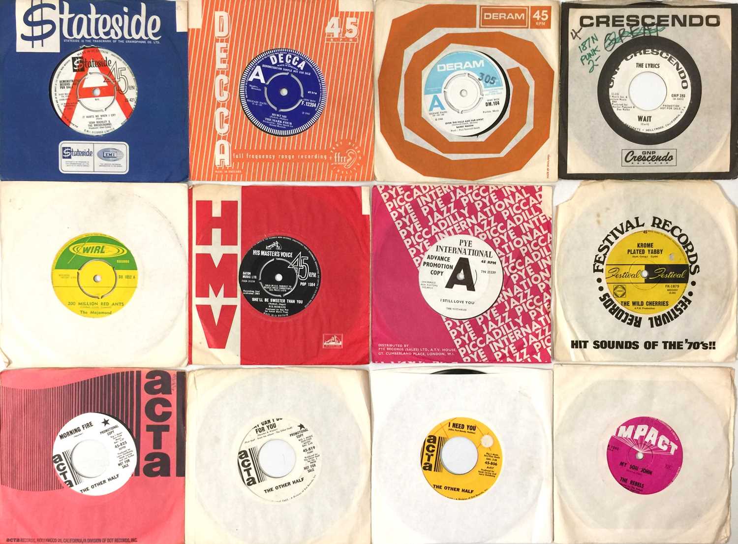 Lot 347 - PSYCH/ GARAGE - 7" COLLECTABLES PACK