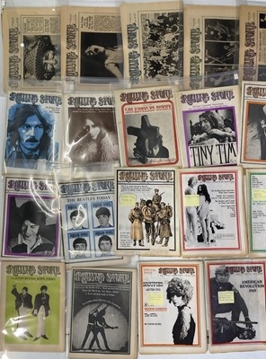Lot 396 - ROLLING STONE MAGAZINE - RUN OF ISSUES INCLUDING #1.