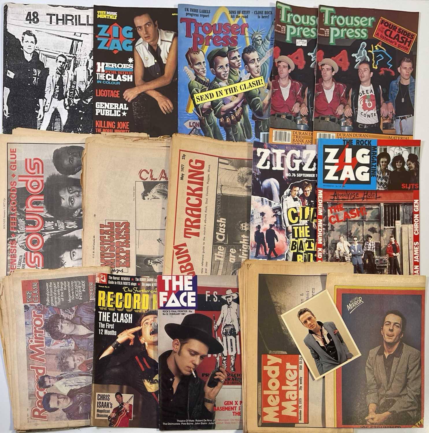 Lot 461 - THE CLASH - MAGAZINES INC 48 THRILLS.