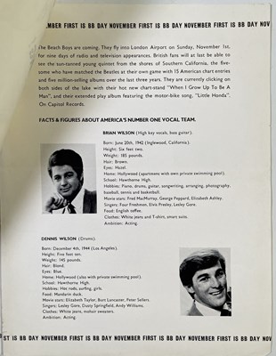 Lot 389 - THE BEACH BOYS - PRESS KITS / MEMORABILIA COLLECTION.