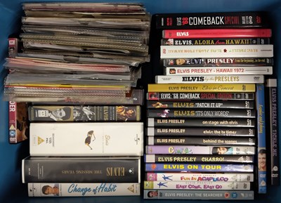 Lot 890 - 60S CASSETTE, CD, 7" AND DVD COLLECTION