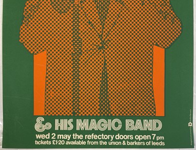 Lot 114 - CAPTAIN BEEFHEART - ORIGINAL 1973 LEEDS CONCERT POSTER.