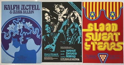 Lot 188 - 1970S CONCERT POSTERS INC JACK BRUCE / RALPH MCTELL.