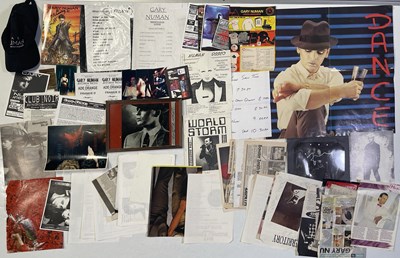 Lot 19 - GARY NUMAN MEMORABILIA COLLECTION.