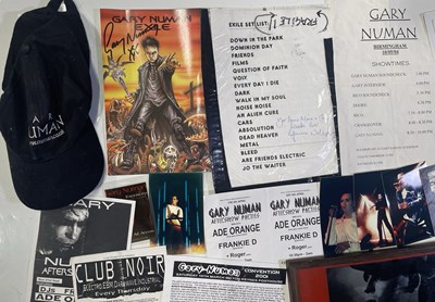 Lot 19 - GARY NUMAN MEMORABILIA COLLECTION.