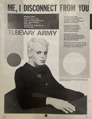 Lot 19 - GARY NUMAN MEMORABILIA COLLECTION.