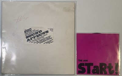 Lot 455 - THE JAM - SIGNED 12" AND 7".