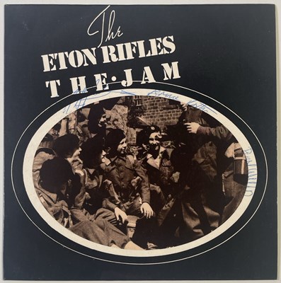 Lot 458 - THE JAM - FULLY SIGNED COPY OF ETON RIFLES.