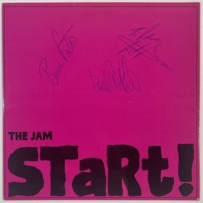 Lot 462 - THE JAM - FULLY SIGNED COPY OF 'START!'.