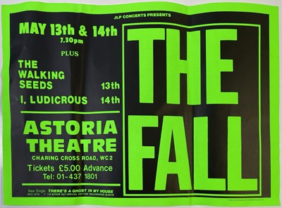 Lot 502 - MARK E. SMITH / THE FALL - AN ORIGINAL 1987 CONCERT POSTER.