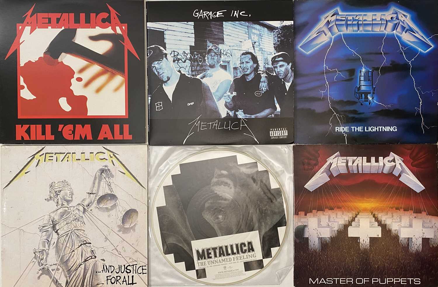 Lot 83 - METALLICA LP COLLECTION