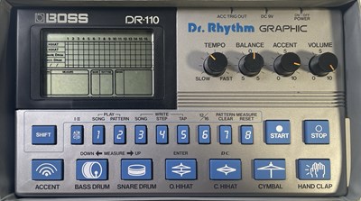 Lot 1 - AUDIO EQUIPMENT INC CASIO / BOSS DRUM MACHINES.