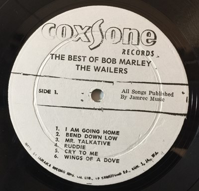 Lot 269 - BOB MARLEY & THE WAILERS - THE BEST OF LP (JAMAICAN SILK SCREEN PRESSING - STUDIO ONE RECORDS)