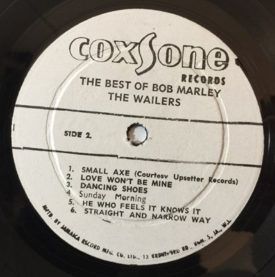 Lot 269 - BOB MARLEY & THE WAILERS - THE BEST OF LP (JAMAICAN SILK SCREEN PRESSING - STUDIO ONE RECORDS)