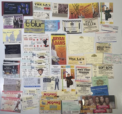 Lot 125 - 1990S CONCERT TICKET COLLECTION.