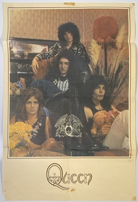 Lot 429 - QUEEN - JOHN DEACON OWNED 1973 QUEEN POSTER.