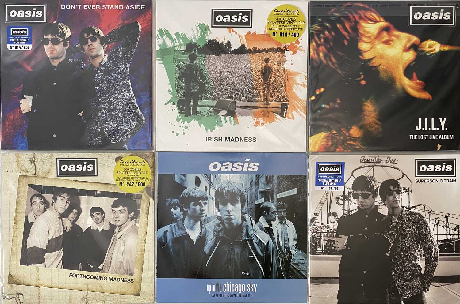 Lot 905 - OASIS LIMITED EDITION, RSD, AND LIVE LP