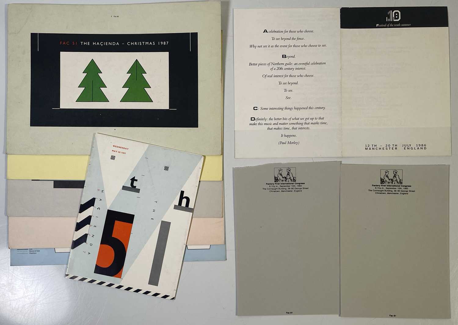 Lot 466 MANCHESTER MUSIC FACTORY RECORDS/THE