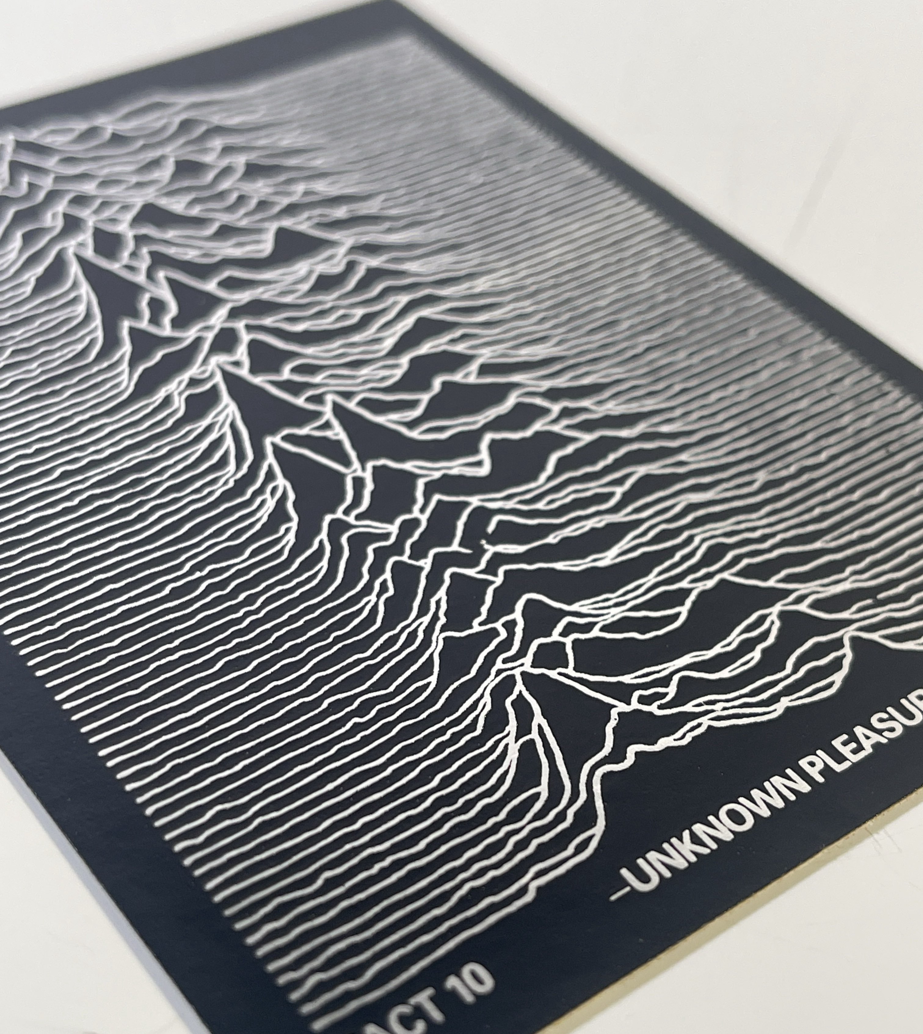 Joy Division Pattern Lot 483 - JOY DIVISION - ORIGINAL UNKNOWN PLEASURES
