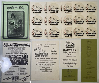 Lot 538 - SLAUGHTER AND THE DOGS - ORIGINAL HANDBILLS AND MEMORABILIA.