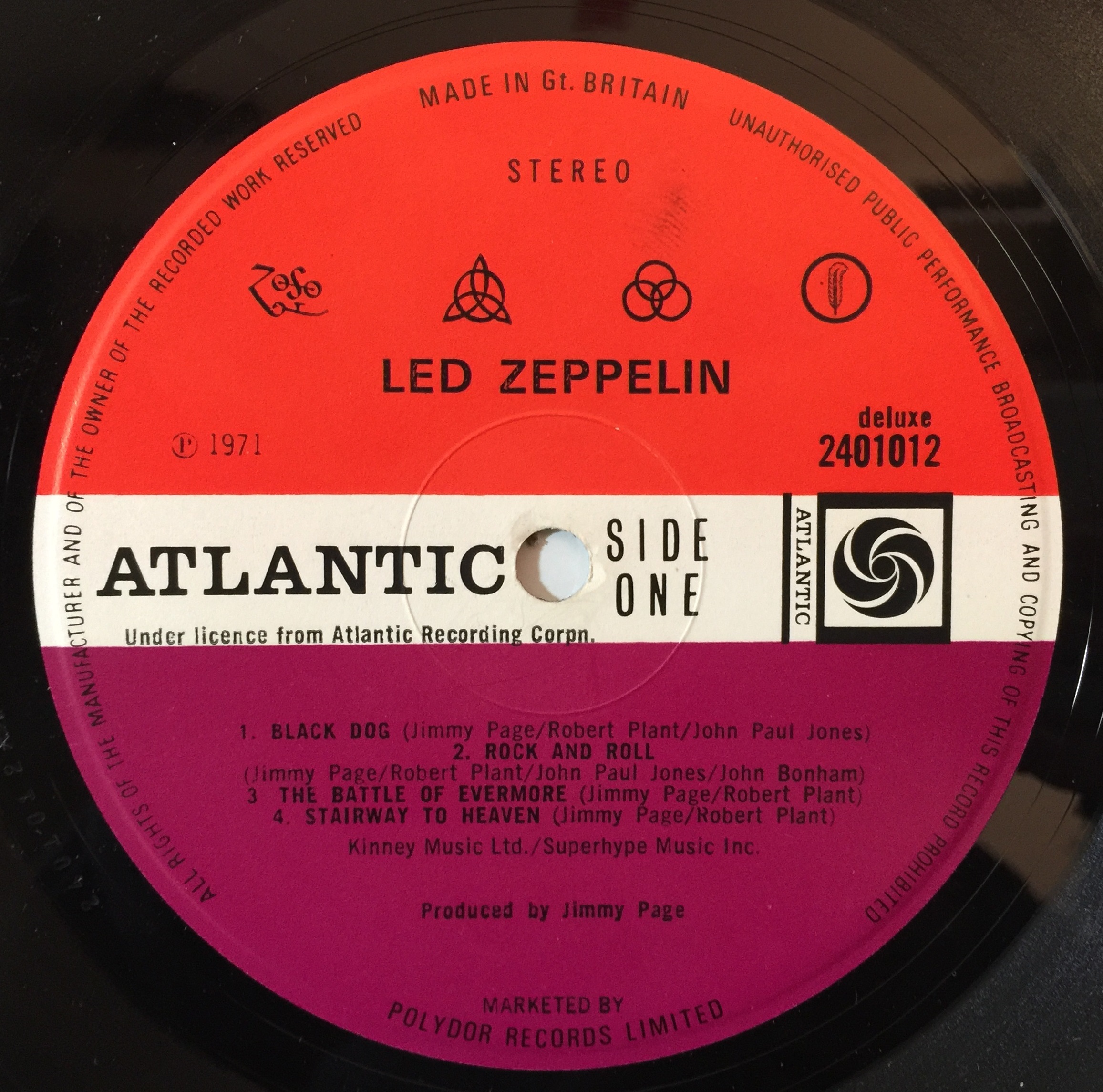 ☆安心の定価販売☆】【☆安心の定価販売☆】LED ZEPPELIN☆IV UK