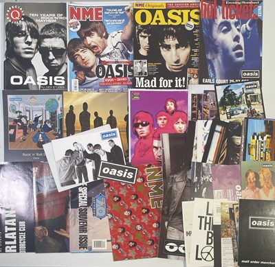 Lot 513 - OASIS - PROMOTIONAL ITEMS INC CHRISTMAS CARD / STICKER.