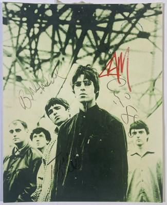 Lot 516 - OASIS - FULLY SIGNED PHOTOGRAPH.