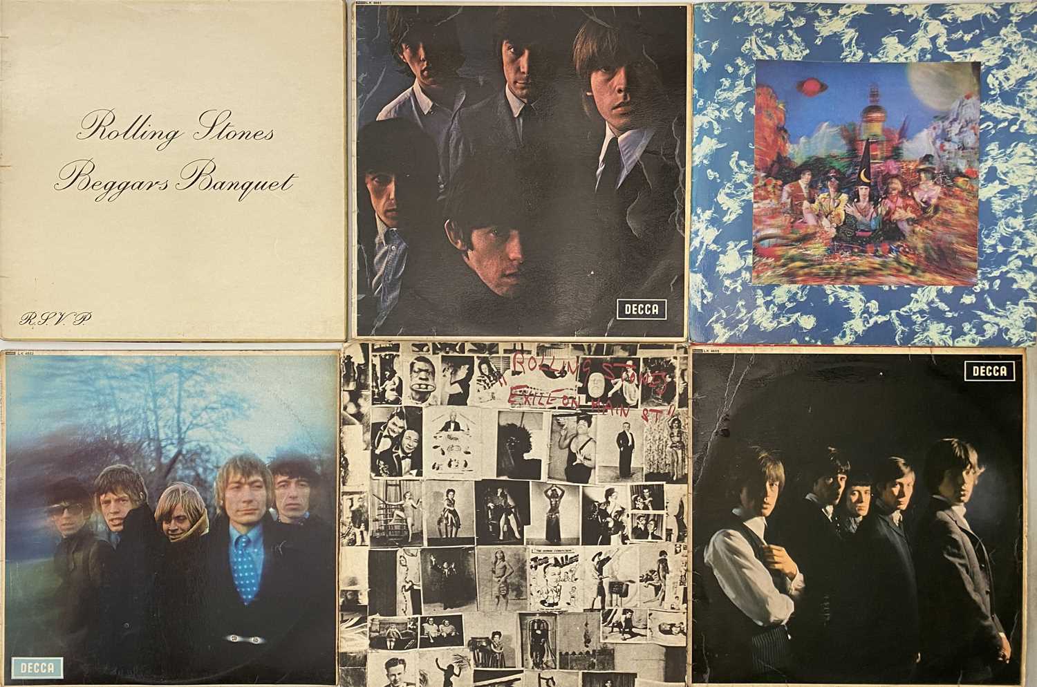Lot 709 - THE ROLLING STONES - LP PACK