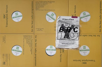 Lot 911 - BBC TRANSCRIPTION - 25 YEARS OF ROCK LP COLLECTION