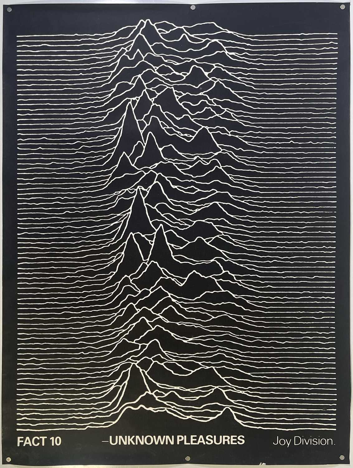 Joy Division Pattern Lot 486 - JOY DIVISION - UNKNOWN PLEASURES - AN