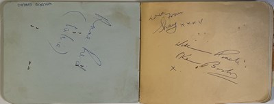 Lot 241 - THE BEATLES - AUTOGRAPH BOOK WITH RINGO STARR AND GEORGE HARRISON AUTOGRAPHS.